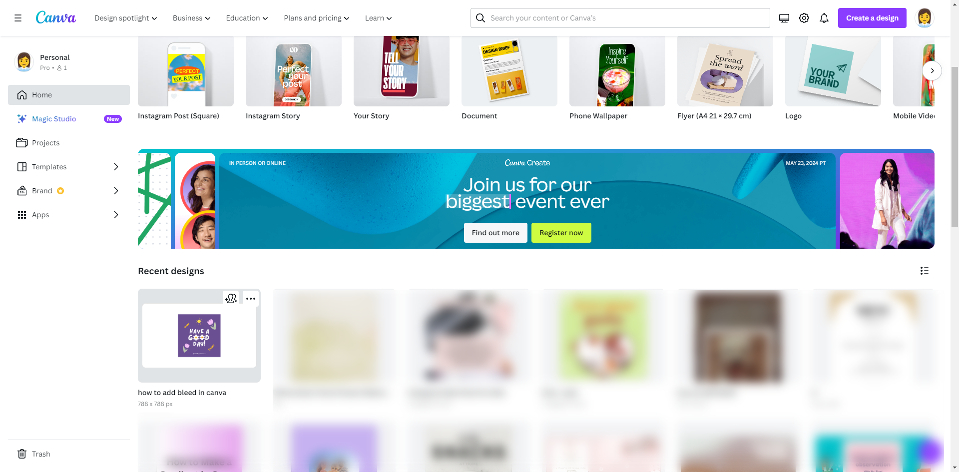 How to Add Bleed in Canva