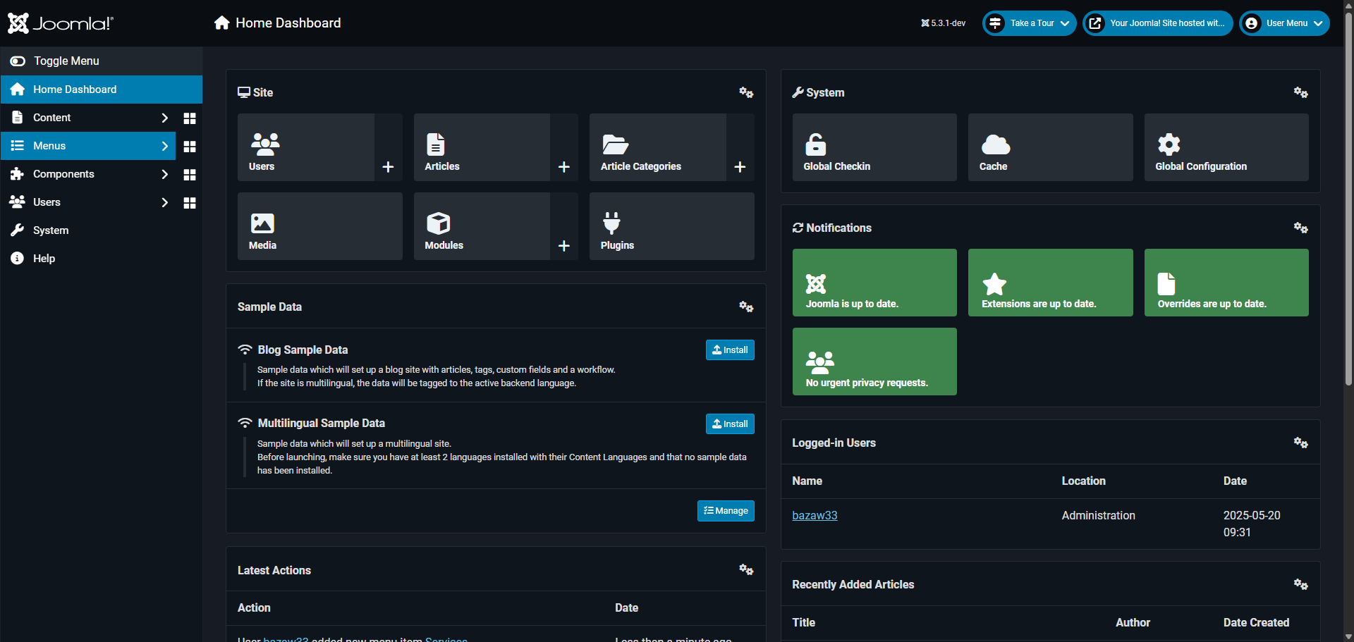 How to Create Drop Down Menu in Joomla