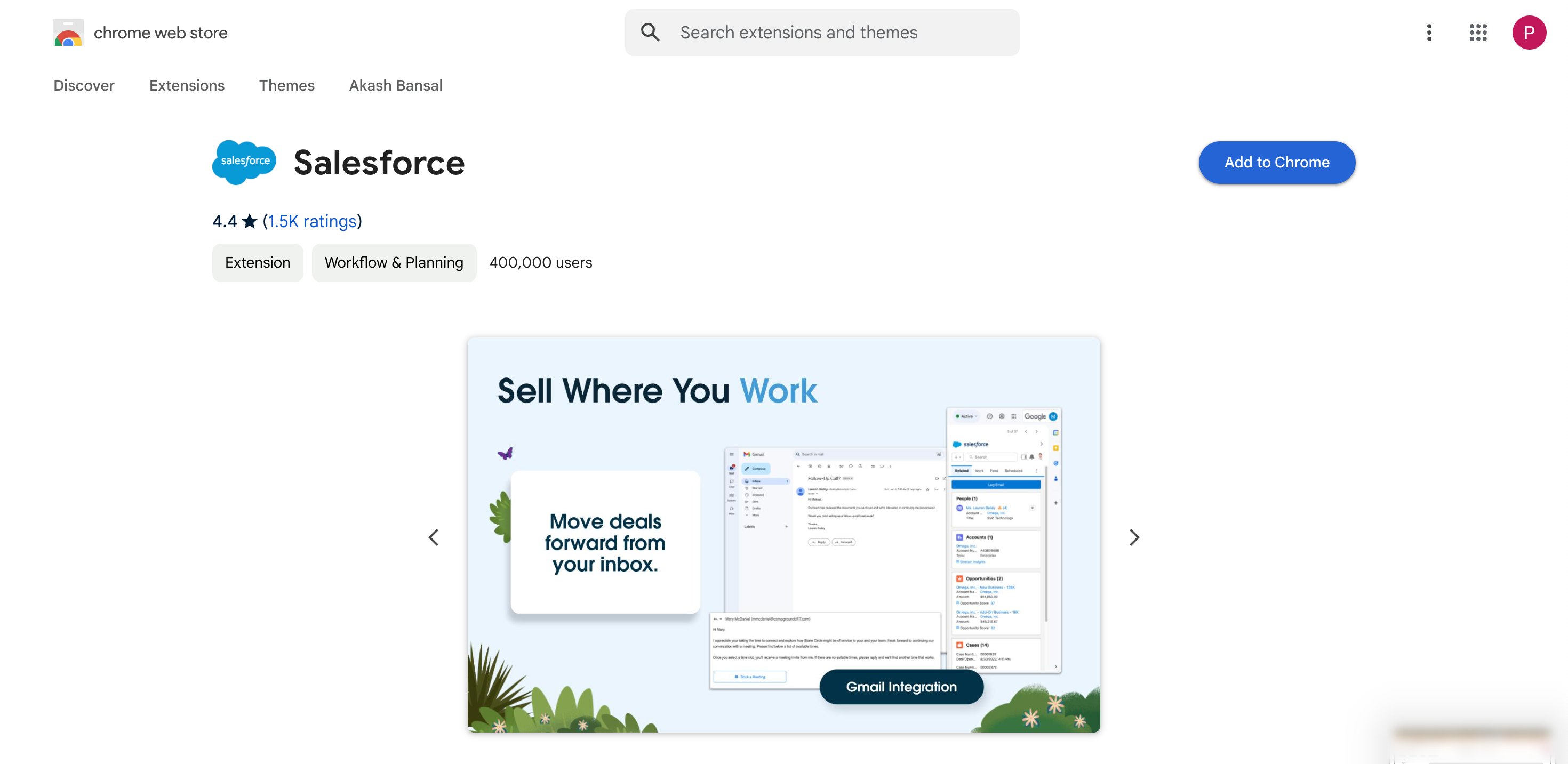 Salesforce gmail integration