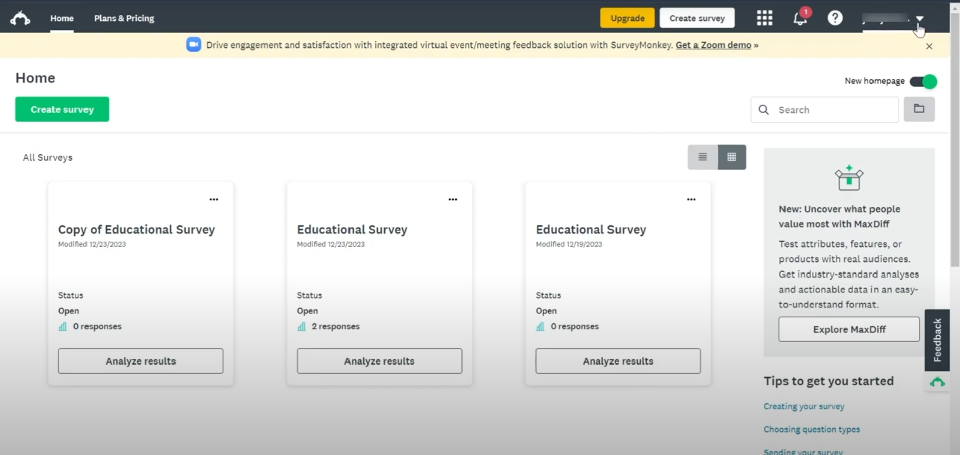 How to Downgrade SurveyMonkey Account