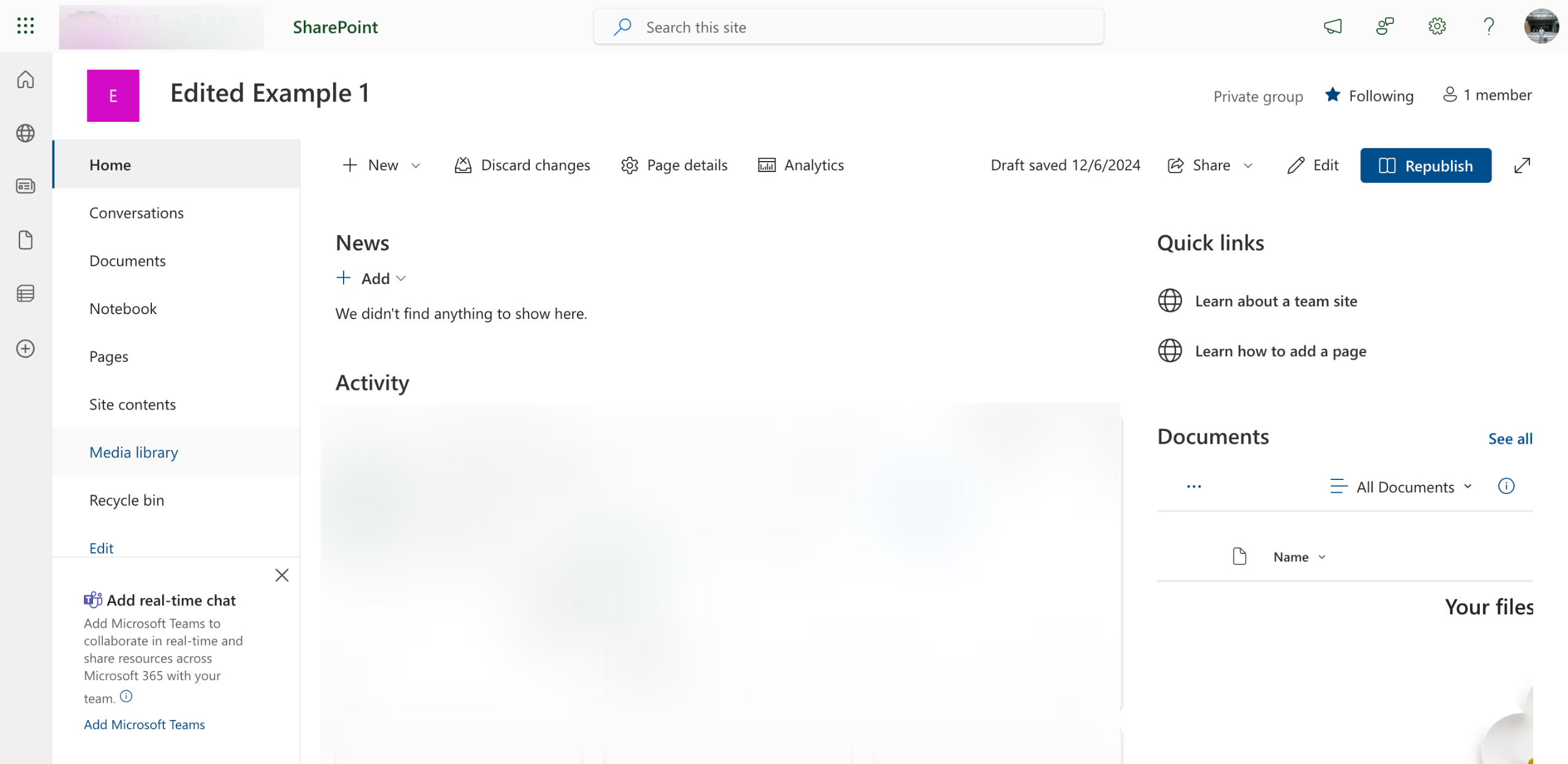How to Upload Files to a SharePoint Site Library
