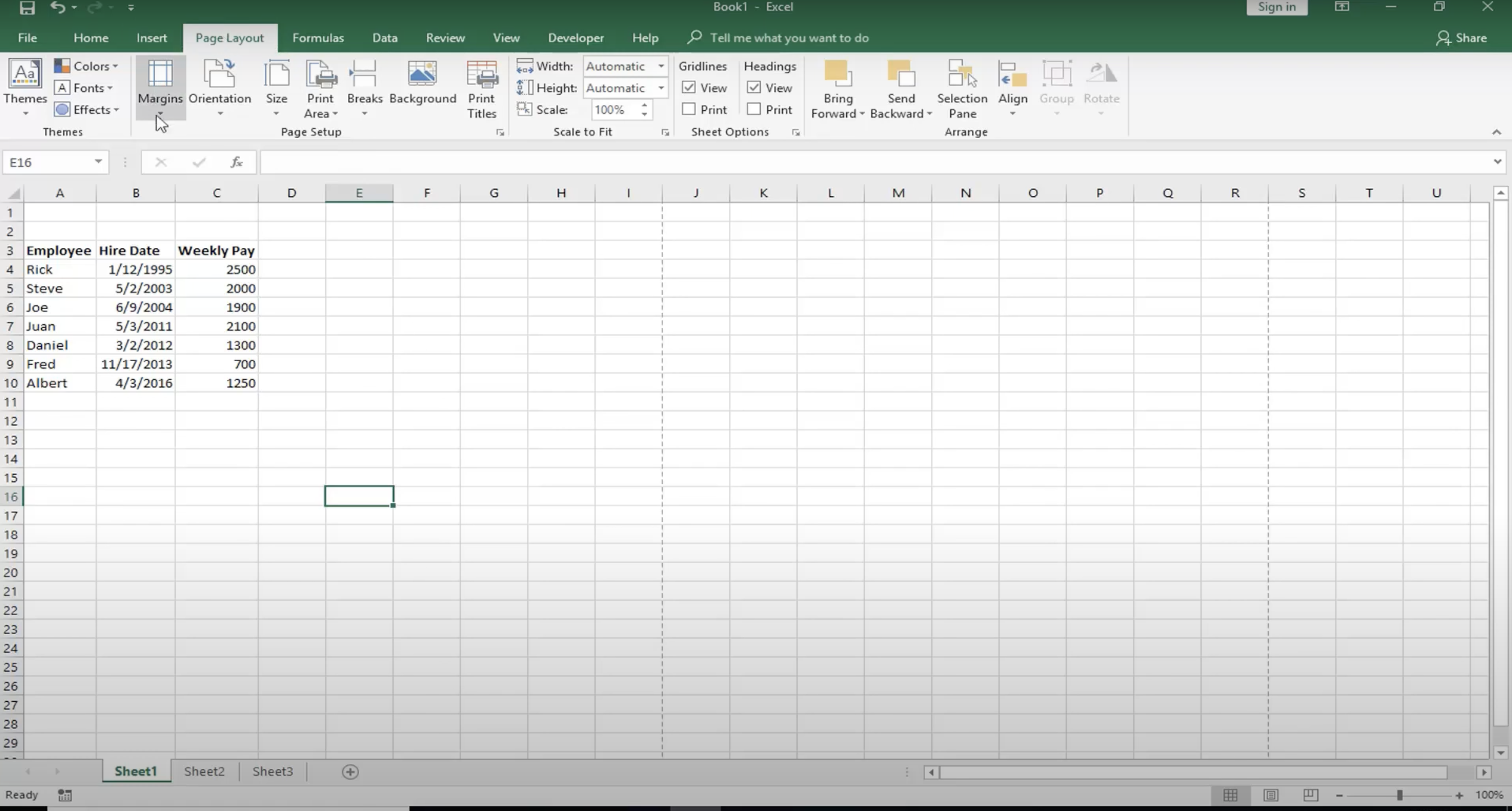 How to Center Worksheet Horizontally in Microsoft Excel