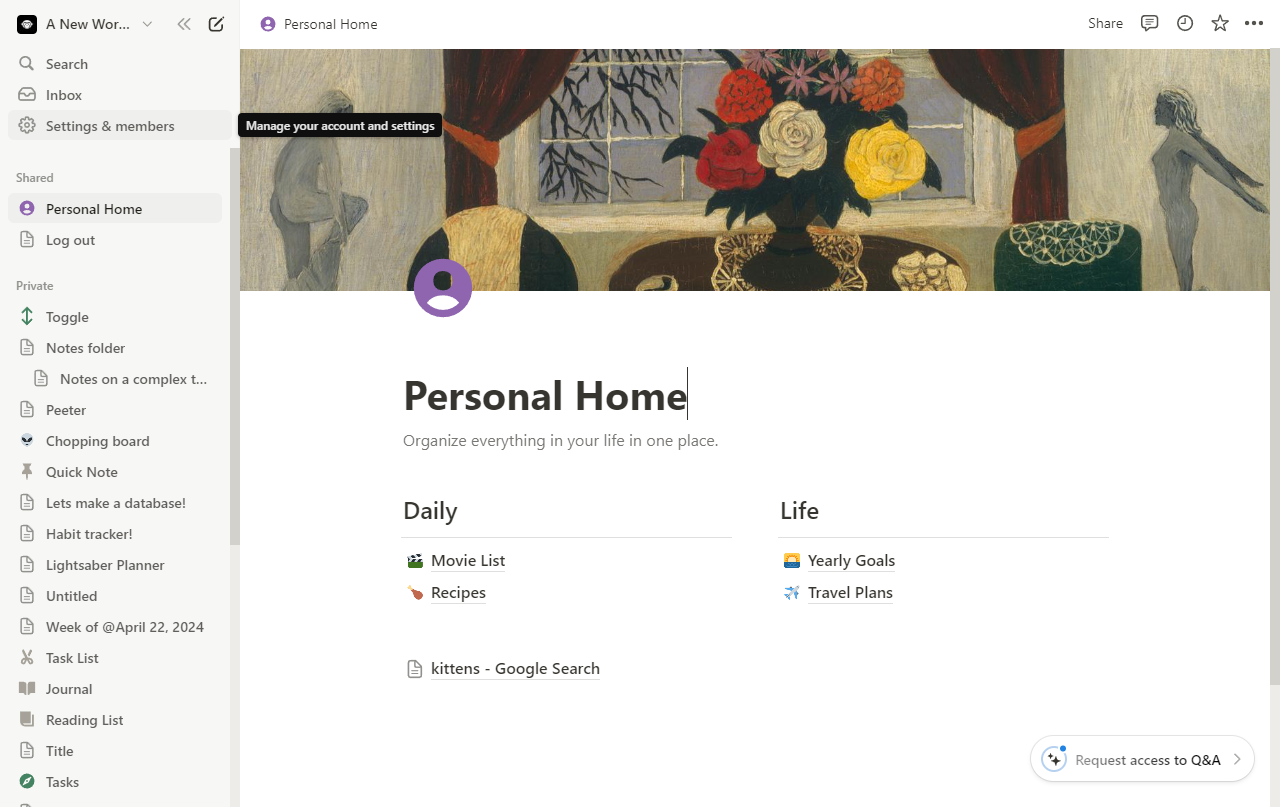 How to change notion email
