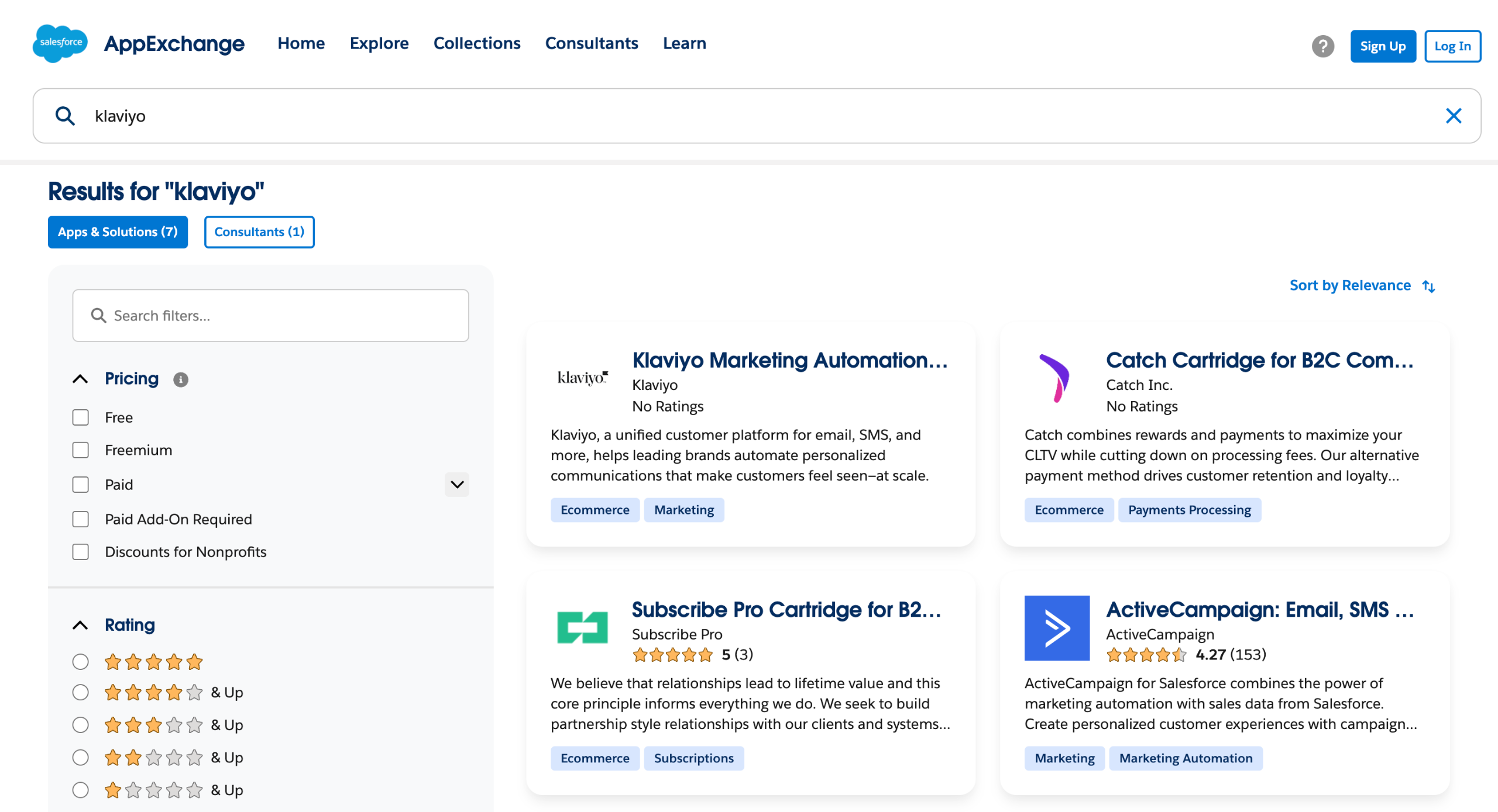 Klaviyo salesforce integration