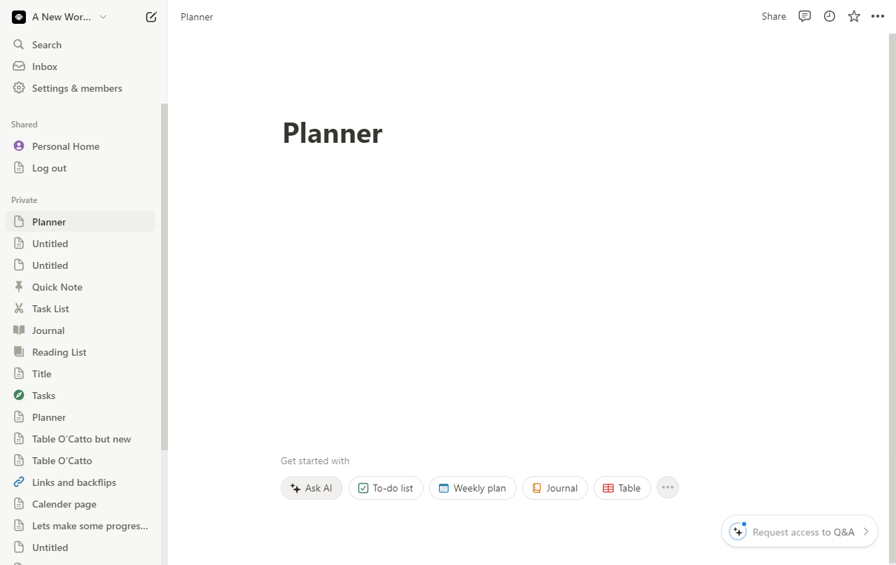 How to use notion as a planner