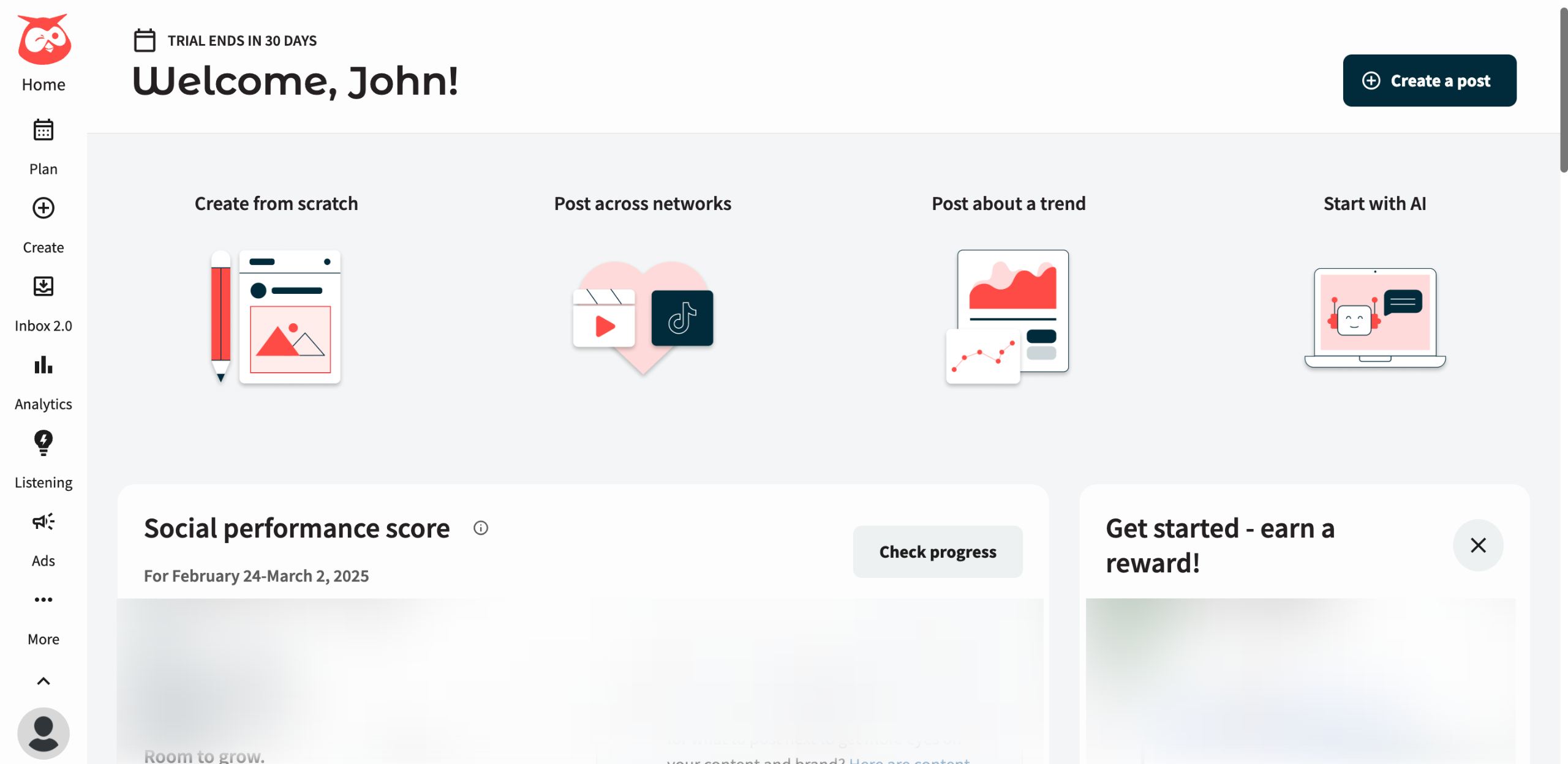 How to Create Your First Post on Hootsuite