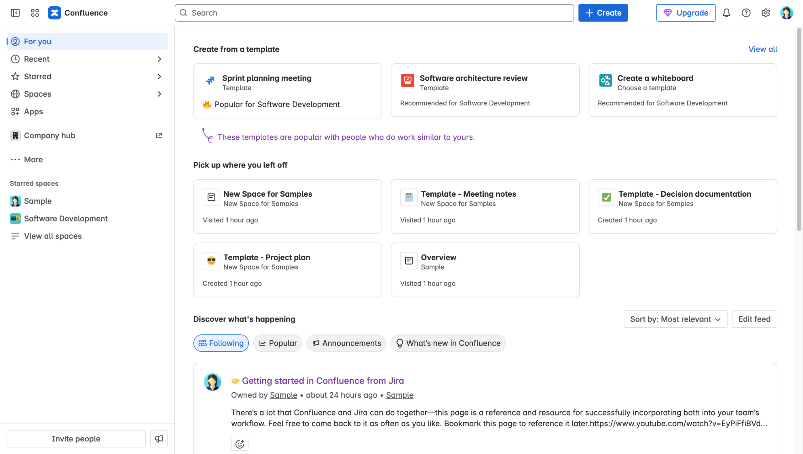 How to Create a Space in Confluence