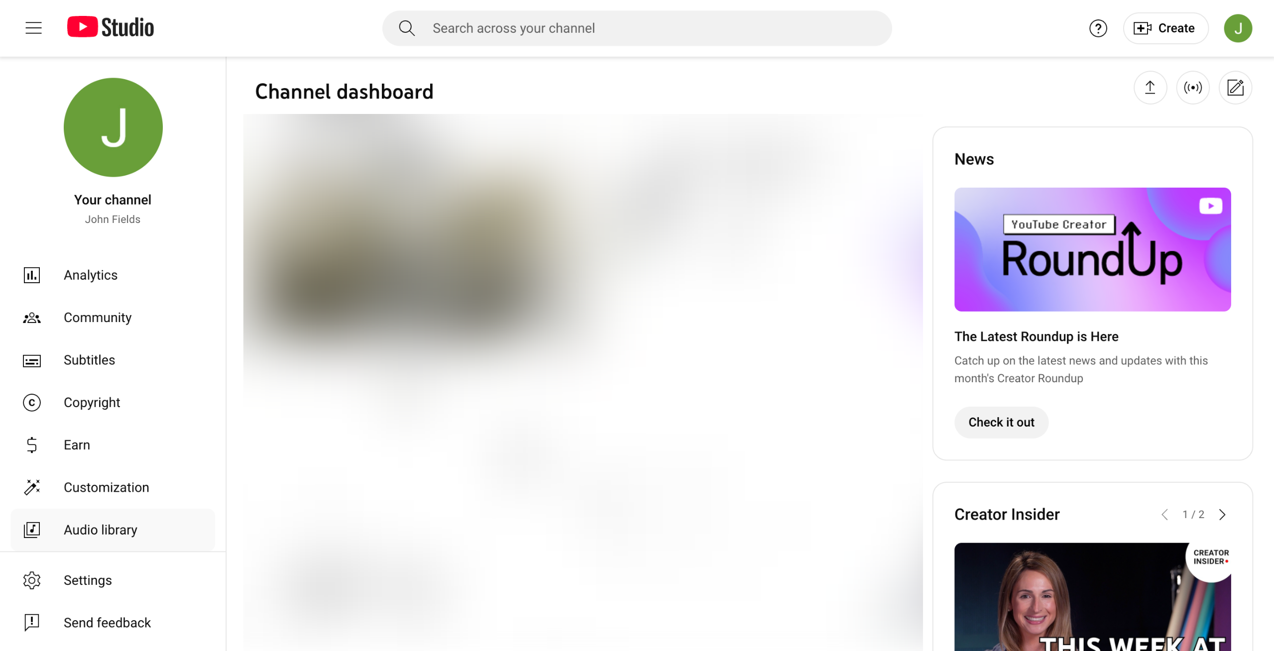 How to Find the Audio Library on YouTube Studio