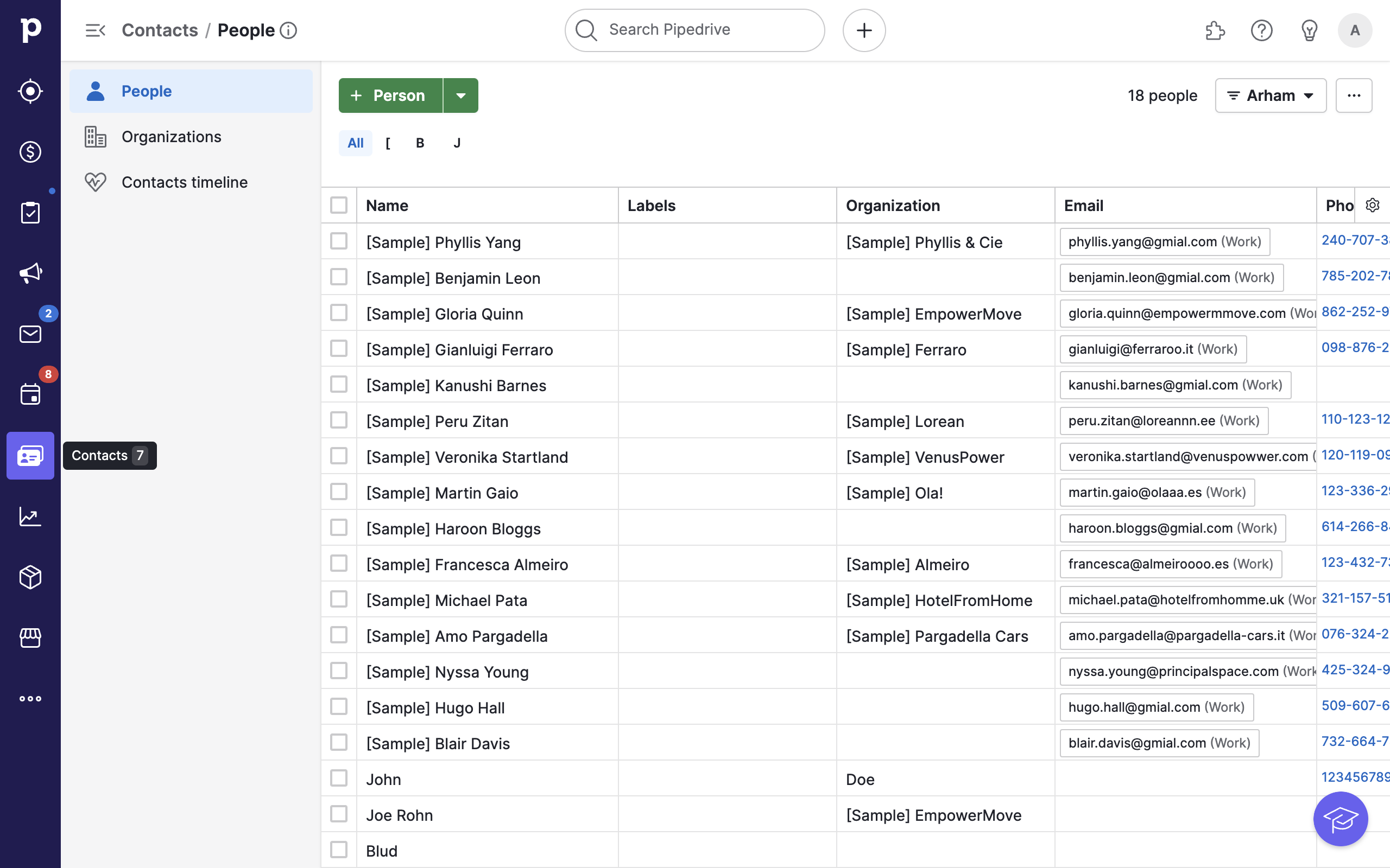 How To Export Contacts From Pipedrive